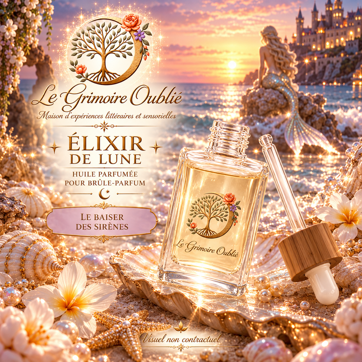 Huile parfumée artisanale | Le Grimoire Oublié