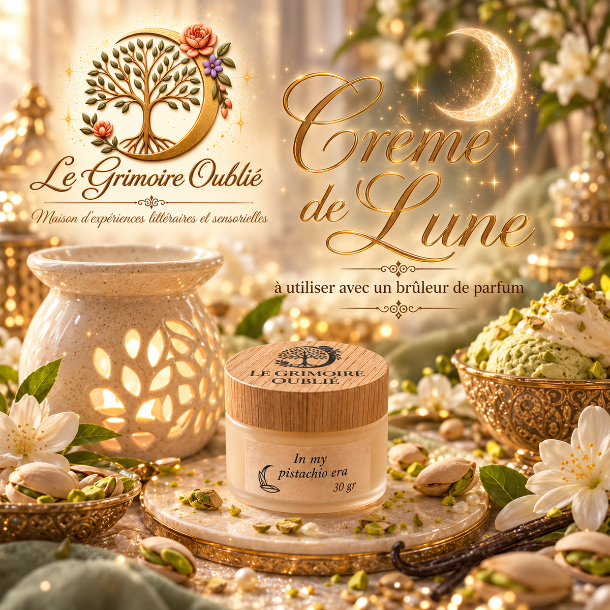 Cire fondante parfumée artisanale | Le Grimoire Oublié