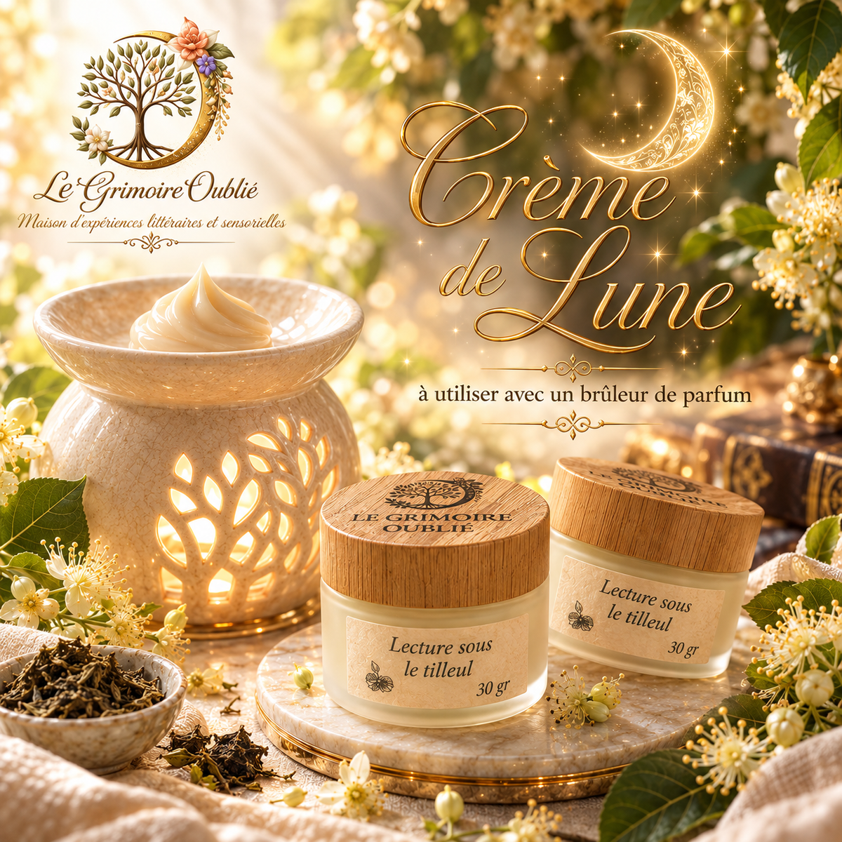 Cire fondante parfumée artisanale | Le Grimoire Oublié