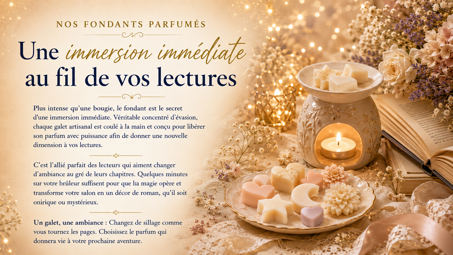 Nos fondants parfumés