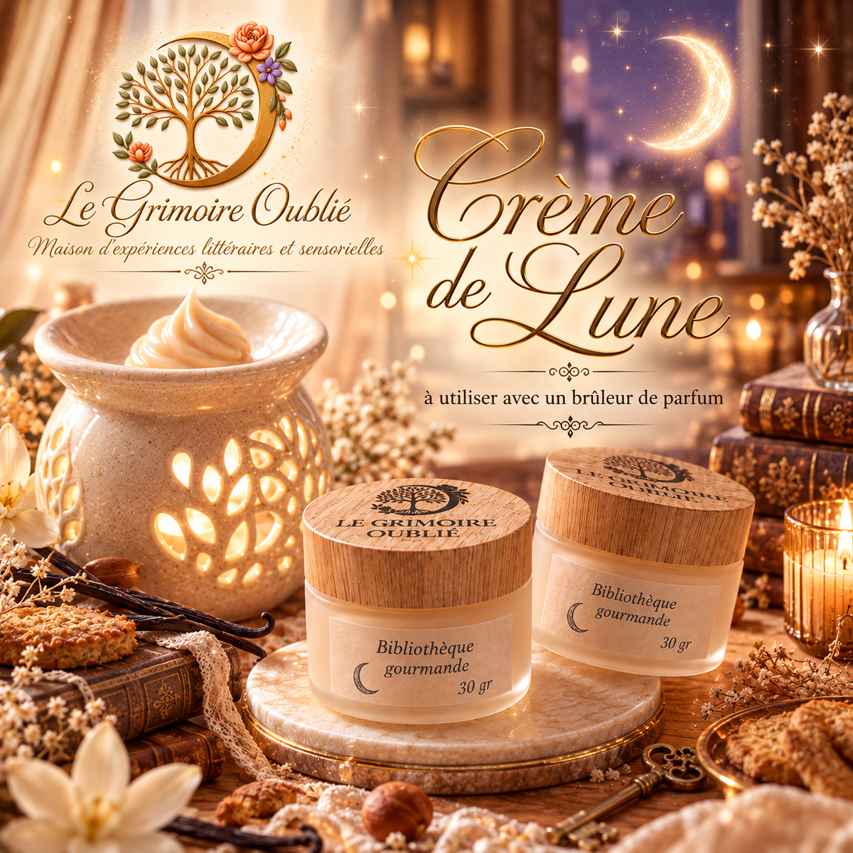 Cire fondante parfumée artisanale | Le Grimoire Oublié