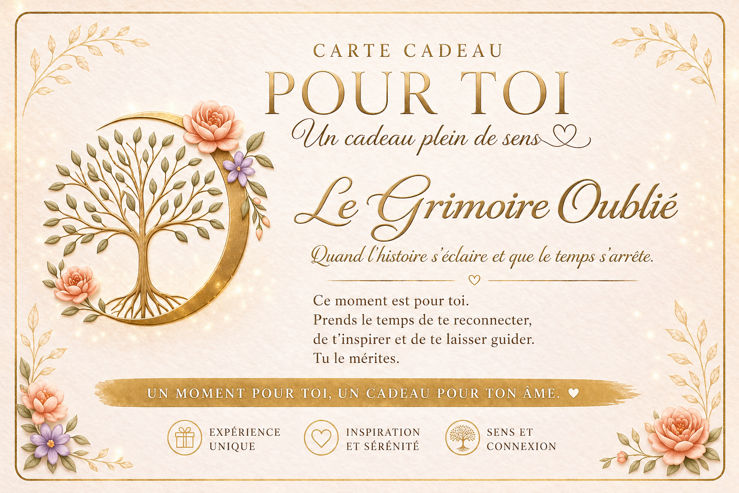 Carte-cadeau - Le grimoire oublié