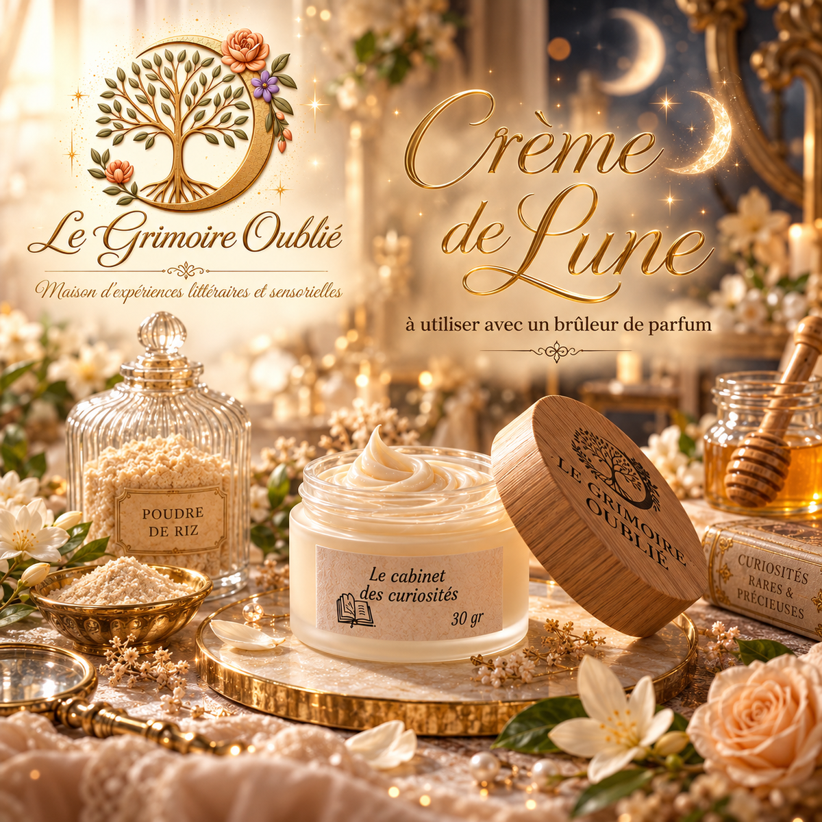 Cire fondante parfumée artisanale | Le Grimoire Oublié