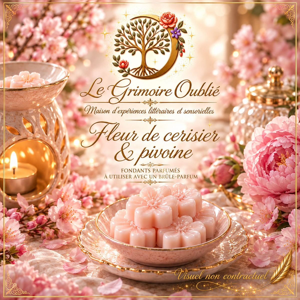 Fondants parfumés artisanals | Le Grimoire Oublié