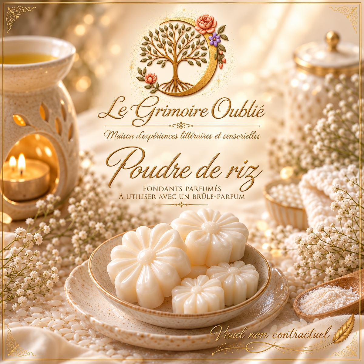 Fondants parfumés artisanals | Le Grimoire Oublié
