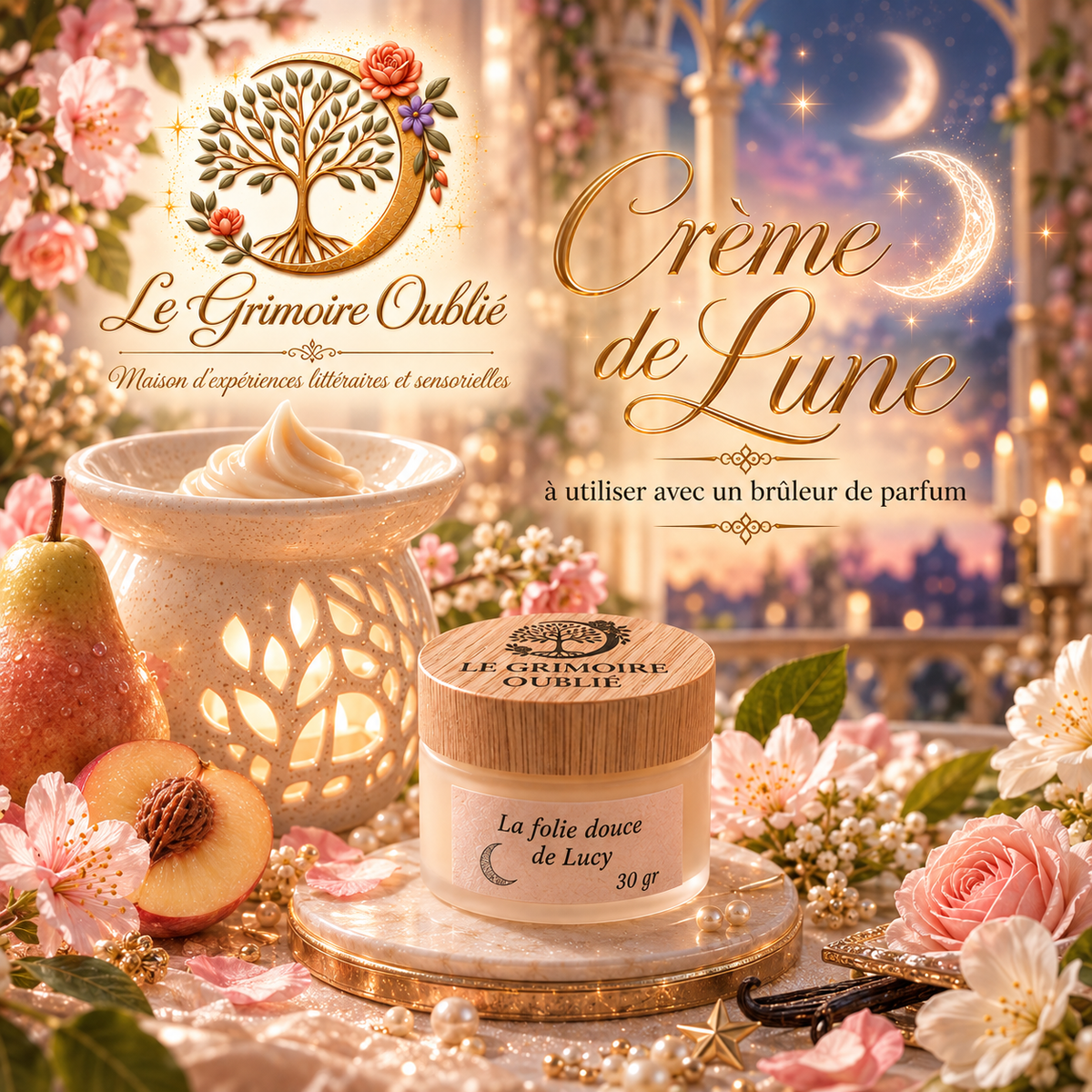 Cire fondante parfumée artisanale | Le Grimoire Oublié