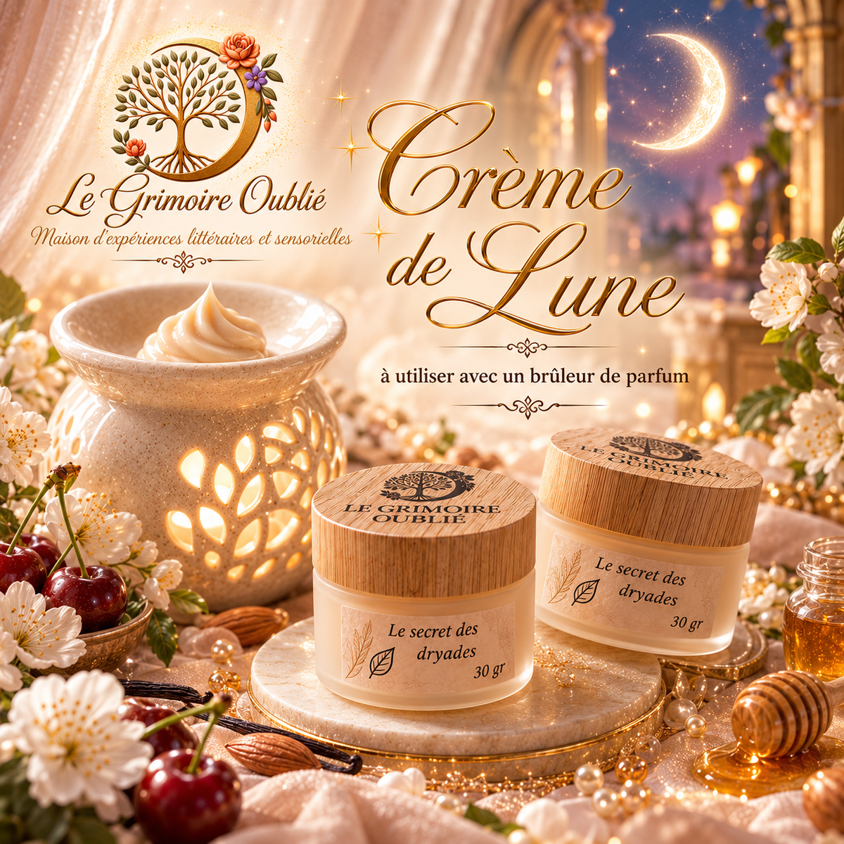 Cire fondante parfumée artisanale | Le Grimoire Oublié