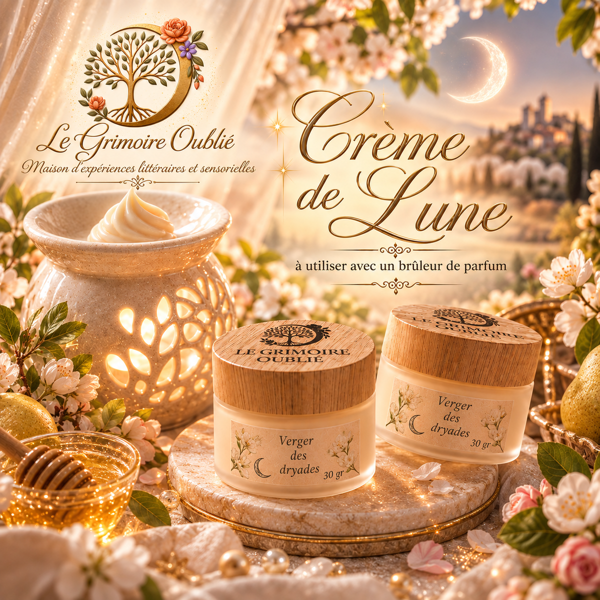 Cire fondante parfumée artisanale | Le Grimoire Oublié
