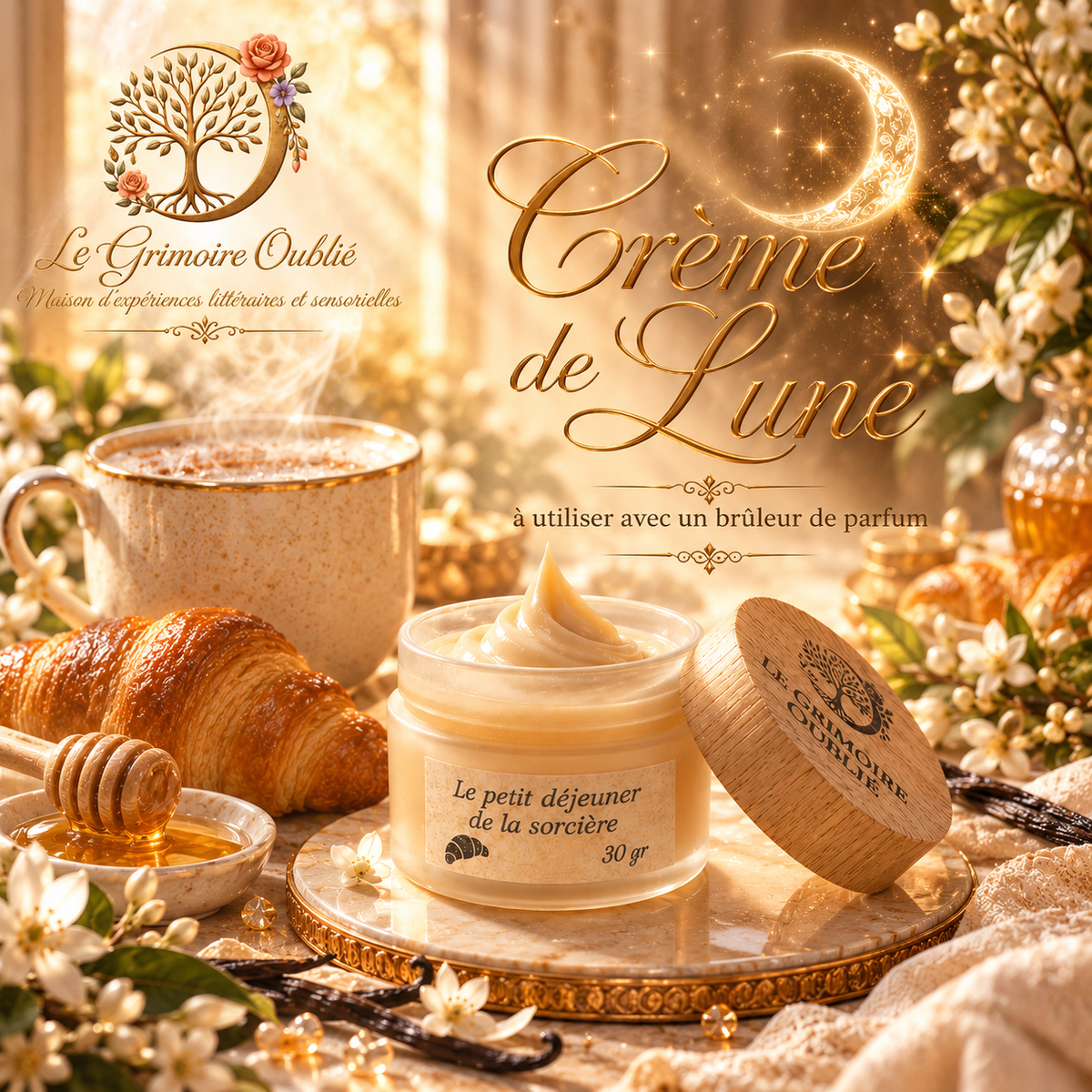 Cire fondante parfumée artisanale | Le Grimoire Oublié